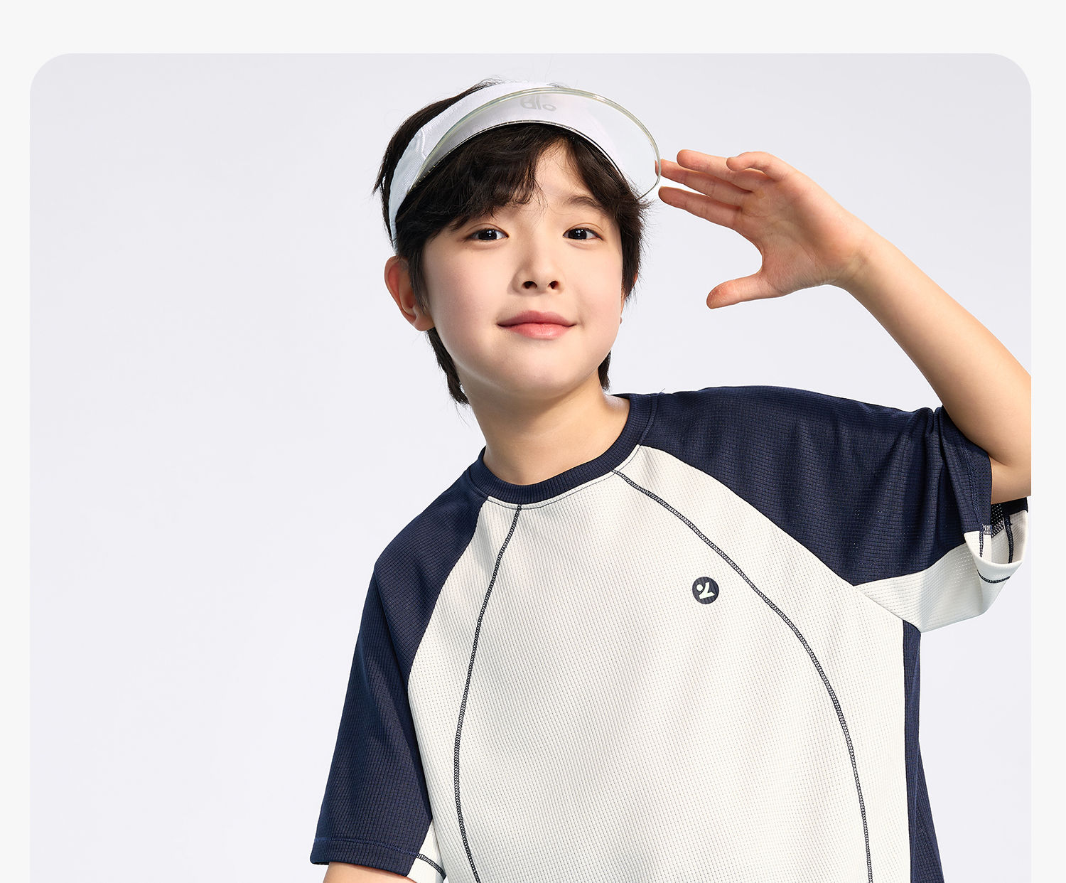 Zuo Xi Boys Short Sleeve Set 2026 Summer Kids Sports Jersey Original Yarn Quick-Dry Mesh Breathable White 130 29